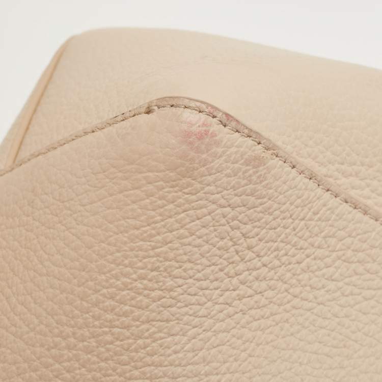 Pre Owned Furla Net Leather Mini Tote