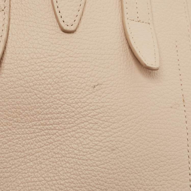 Pre Owned Furla Net Leather Mini Tote