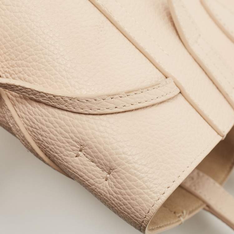 Pre Owned Furla Net Leather Mini Tote