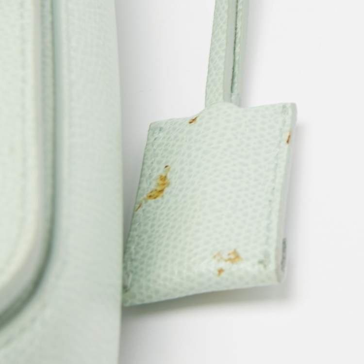Pre Owned Furla Mint Green Leather Metropolis Shoulder Bag