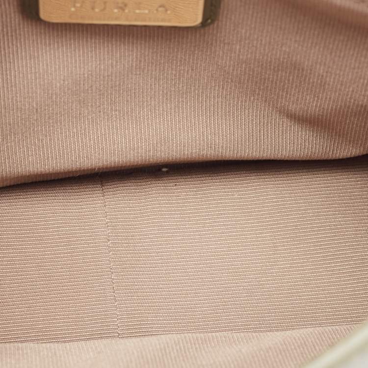 مملوكة مسبقًا Furla Olive Green Leather Small Metropolis Crossbody Bag