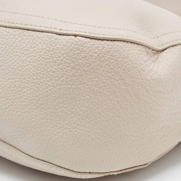 Pre Owned Furla Grey Leather Hobo