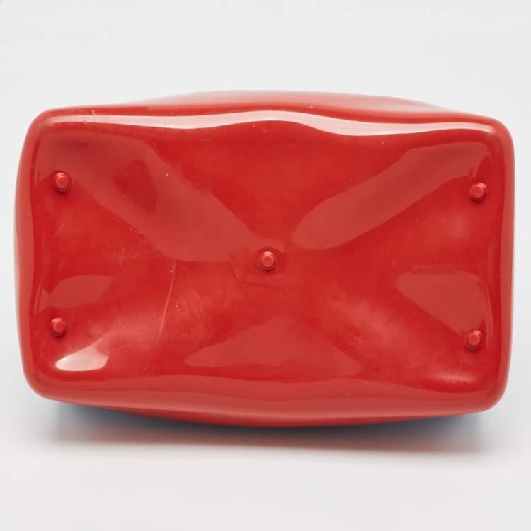 Pre Owned Furla Tricolor Rubber Candy Satchel