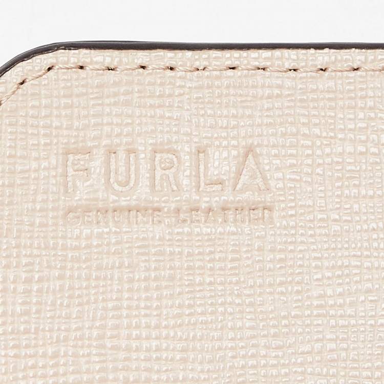 Pre Owned Furla Grey Leather Flap Continental Wallet