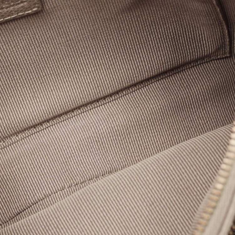 Pre Owned Furla Grey Leather Crossbody Bag