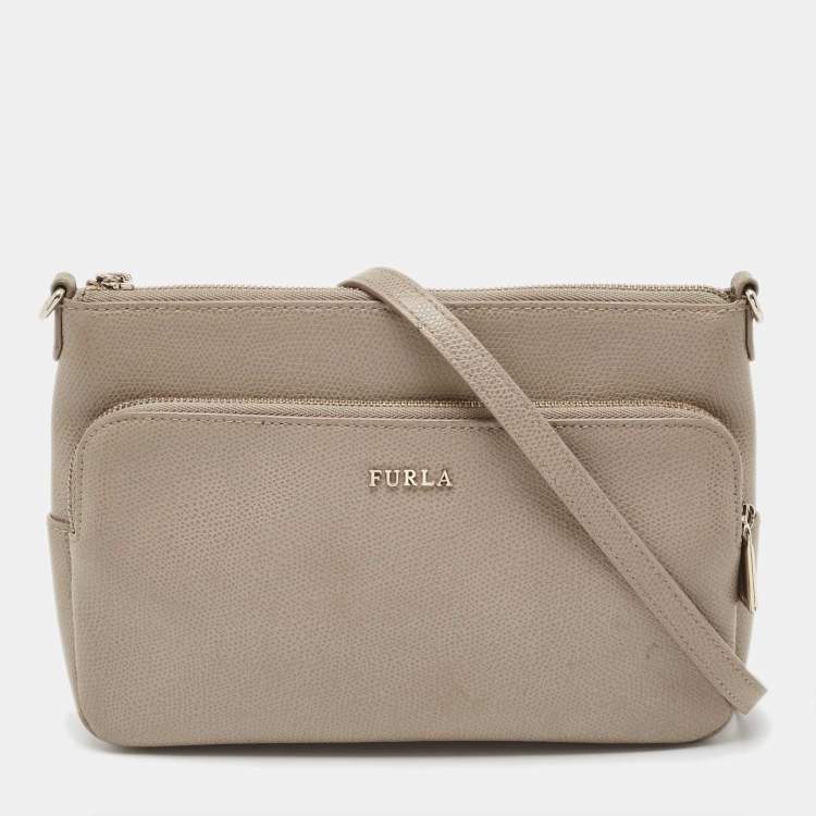 Furla grey crossbody bag hot sale