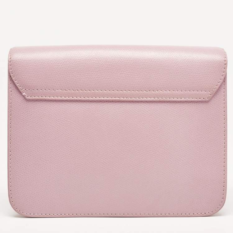 Pre Owned Furla Lilac Leather Metropolis Shoulder Bag