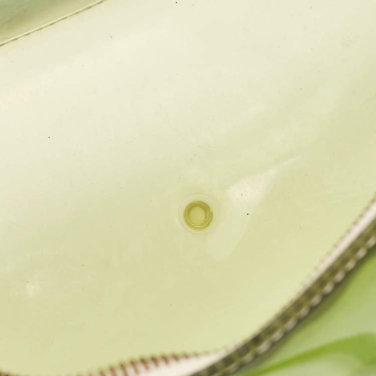 Pre Owned Furla Green Rubber Candy Satchel Bag