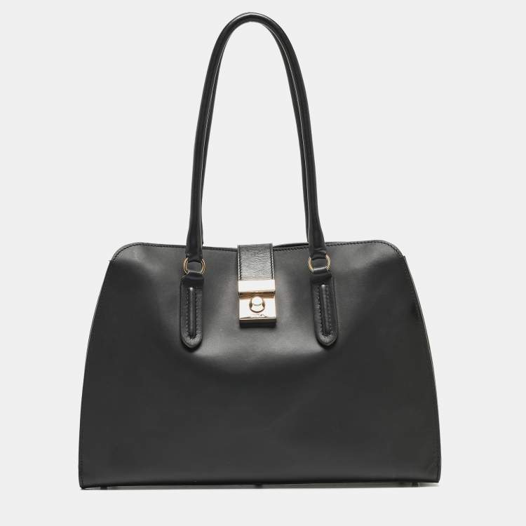 Furla discount leather satchel