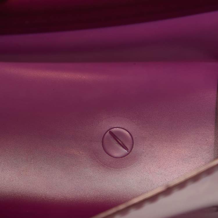 Pre Owned Furla Purple Rubber Mini Candy Bon Bon Crossbody Bag