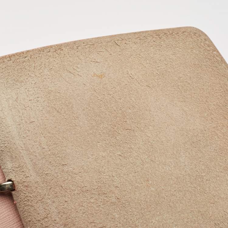 Pre Owned Furla Light Pink Leather Julia Top Handle Bag