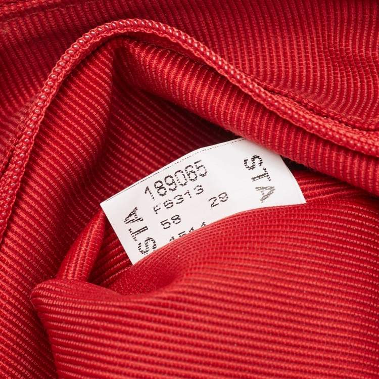Pre Owned Furla Red Leather Arianna Satchel