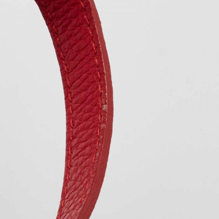 Pre Owned Furla Red Leather Arianna Satchel