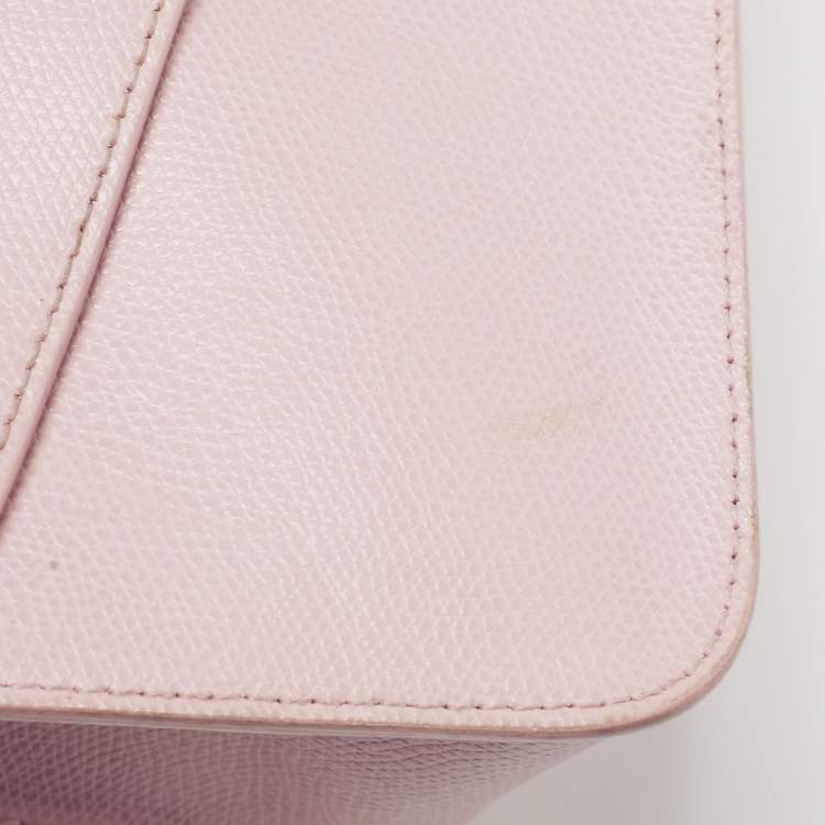 Pre Owned Furla Pink Leather Metropolis Shoulder Bag