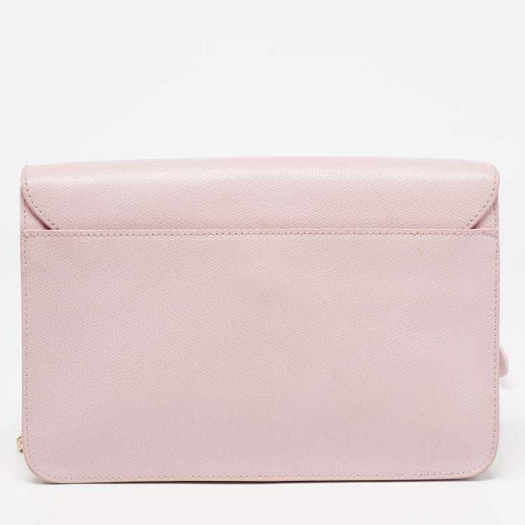 Pre Owned Furla Pink Leather Metropolis Shoulder Bag