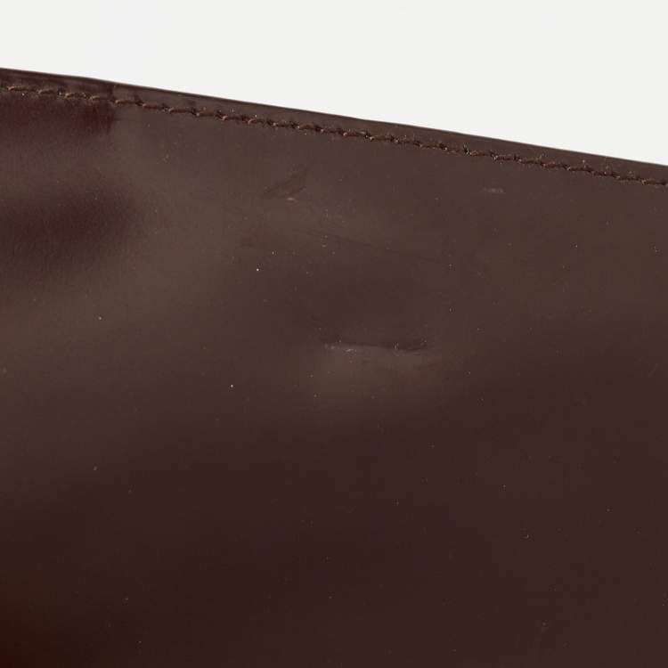 Pre Owned Furla Brown Brushed Leather Bifold Wallet