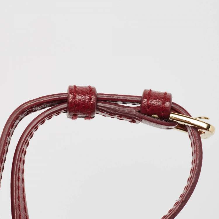 Pre Owned Furla Red Leather Metropolis Shoulder Bag