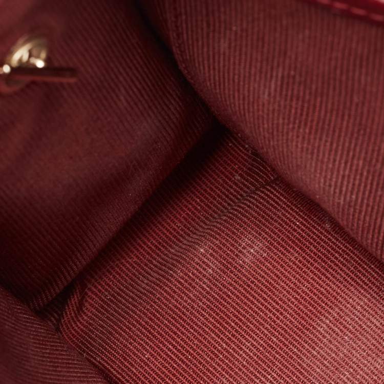 Pre Owned Furla Red Leather Metropolis Shoulder Bag