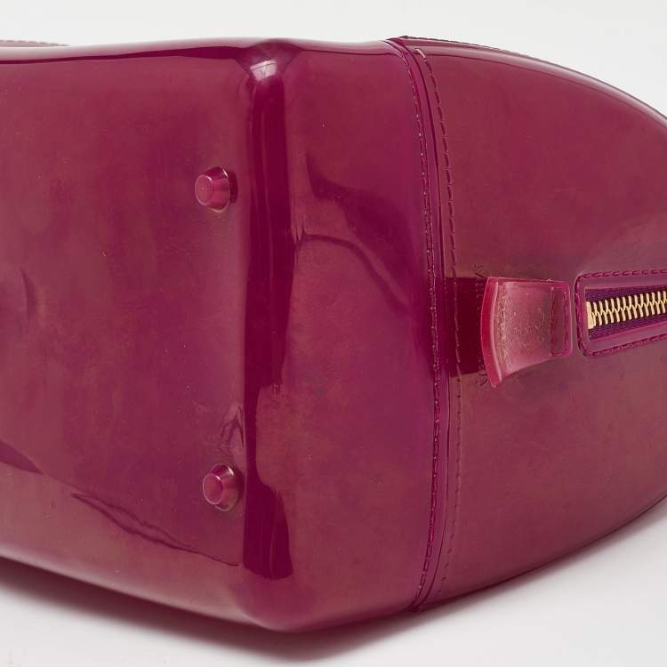 Pre Owned Furla Pink Rubber Candy Satchel 