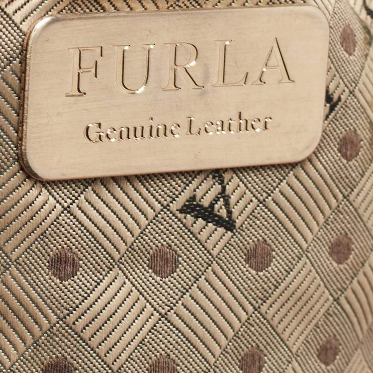 Pre Owned Furla Pink Leather Oversized Hobo