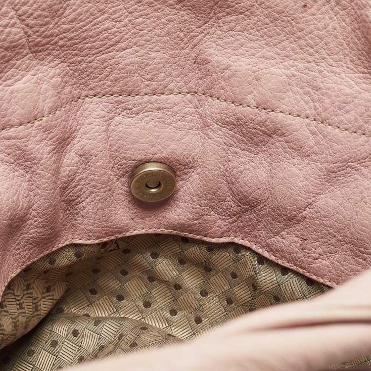 Pre Owned Furla Pink Leather Oversized Hobo