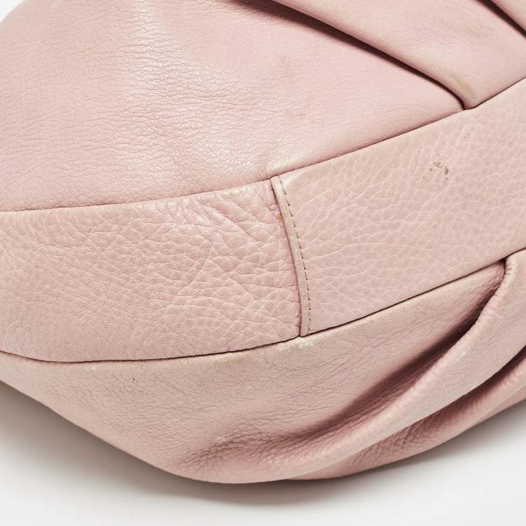 Pre Owned Furla Pink Leather Oversized Hobo