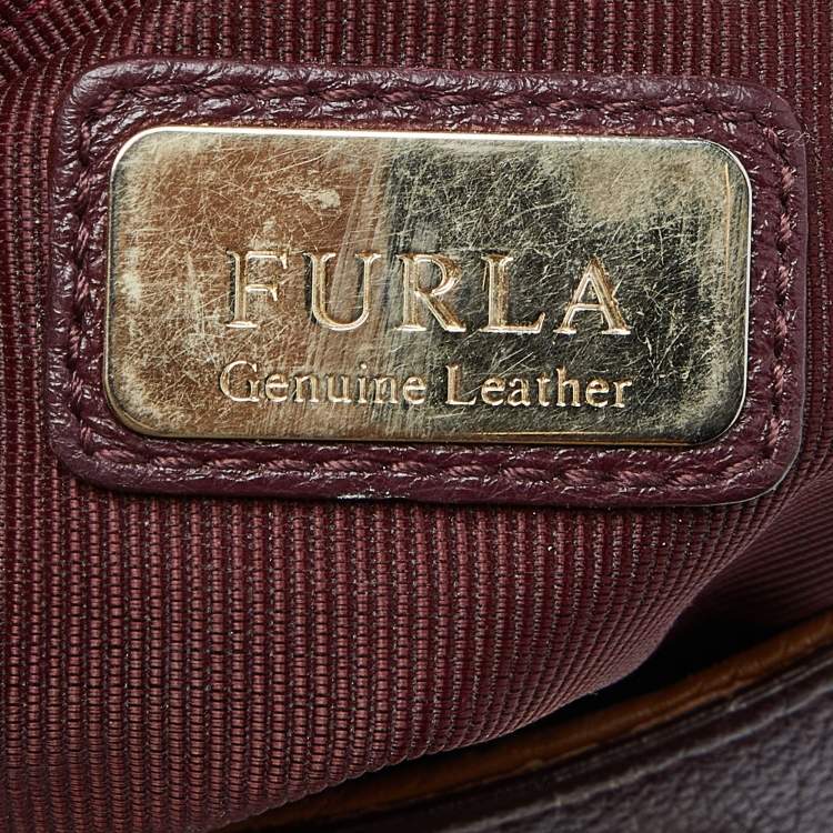 Pre Owned Furla Multicolor Leather and Suede Hobo