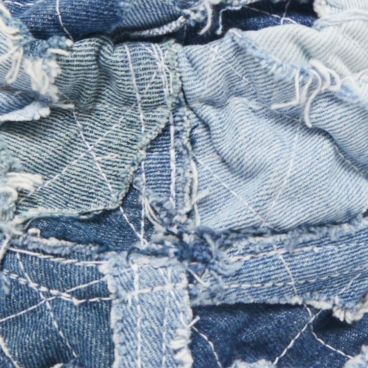 Pre Owned Gallery Dept. Blue Recycled Denim Rodman Bucket Hat M