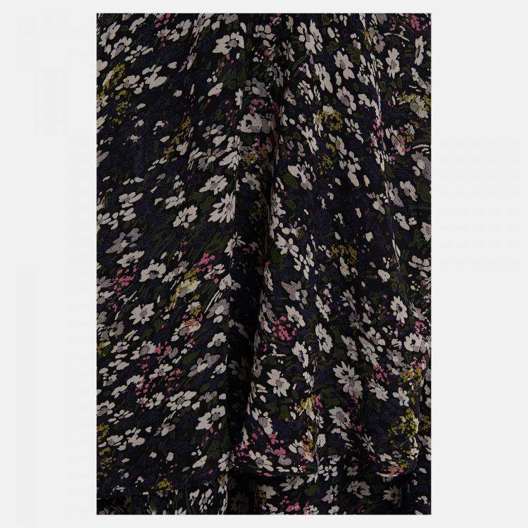Pre Owned Ganni Viscose Midi Dress EU 38
