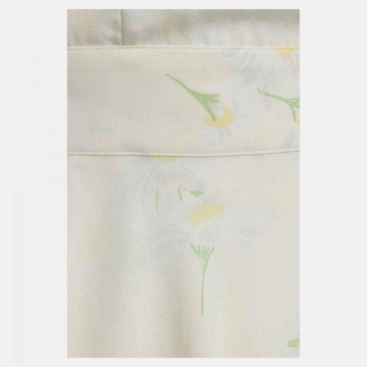 Pre Owned Ganni Silk 3 Quarter Sleeves Top EU 42