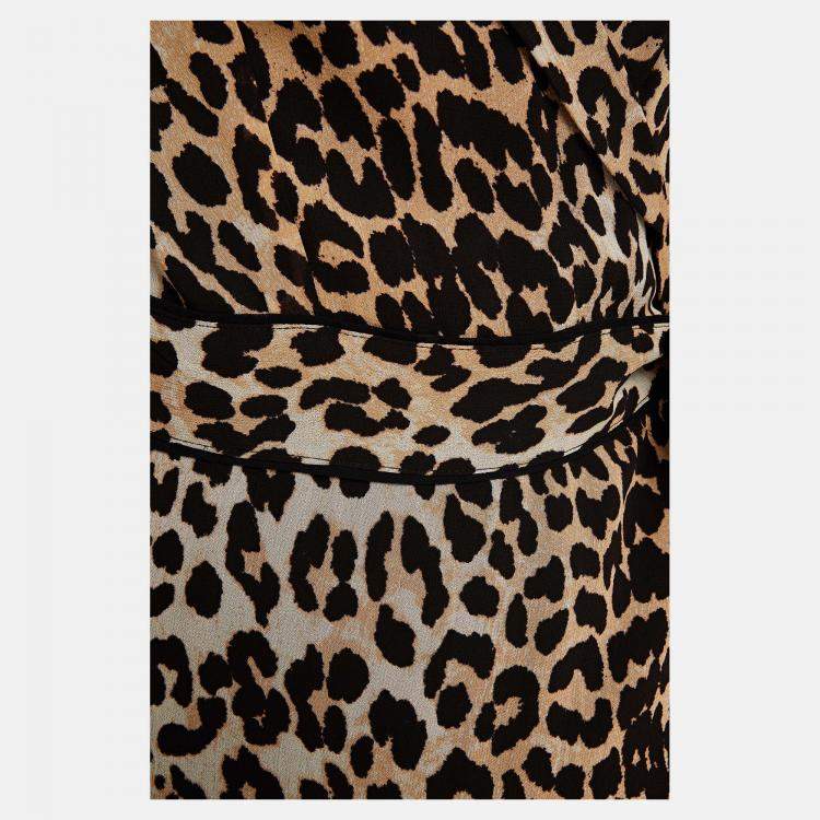 Pre Owned Ganni Viscose Maxi Dress 36
