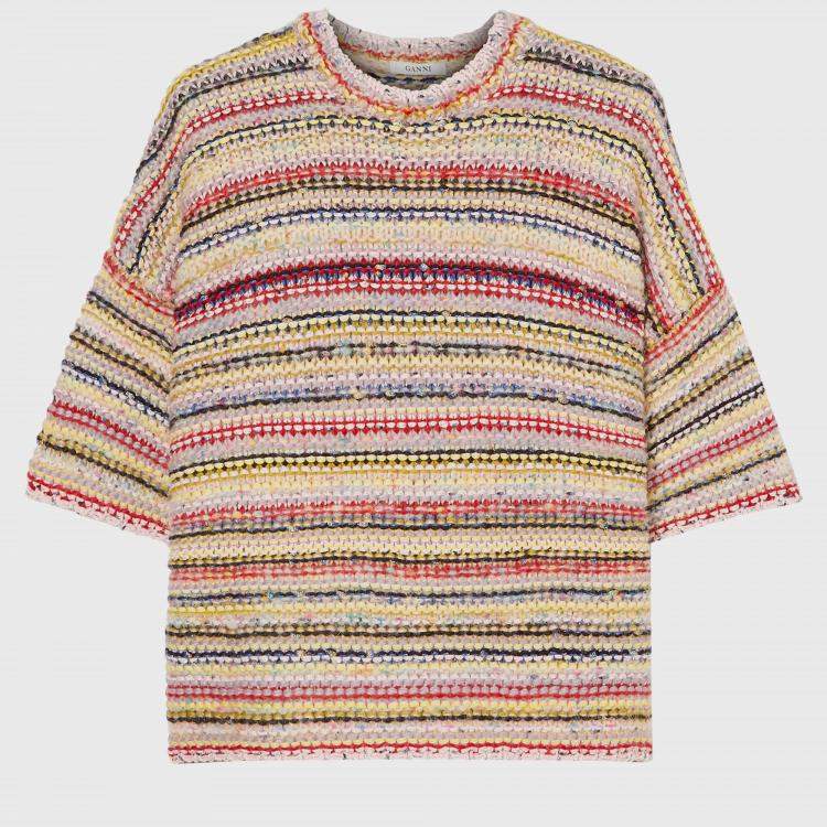 Pre Owned Ganni Acrilyc Crew Neck Sweater XS/S