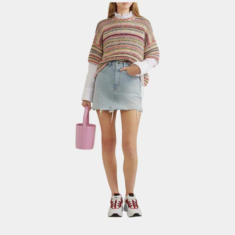 Pre Owned Ganni Acrilyc Crew Neck Sweater XS/S