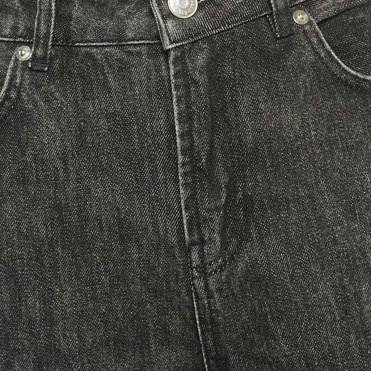 Pre Owned Ganni Grey Denim Straight Leg Jeans Waist 29"