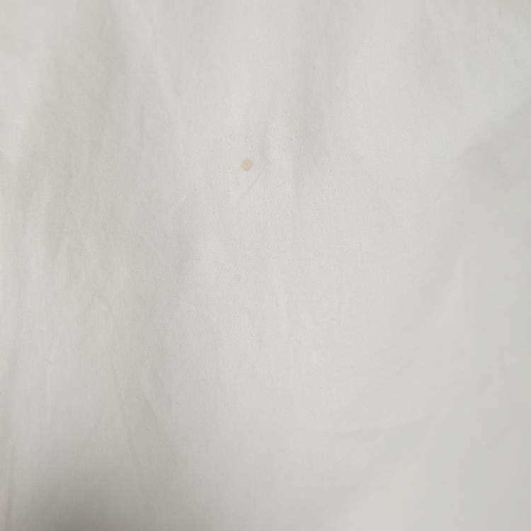 Pre Owned Ganni White Cotton Oversized Ruffled Collar Shirt L