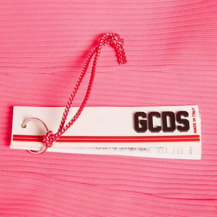 Pre Owned GCD Neon Pink Rib Knit Panties Shorts S