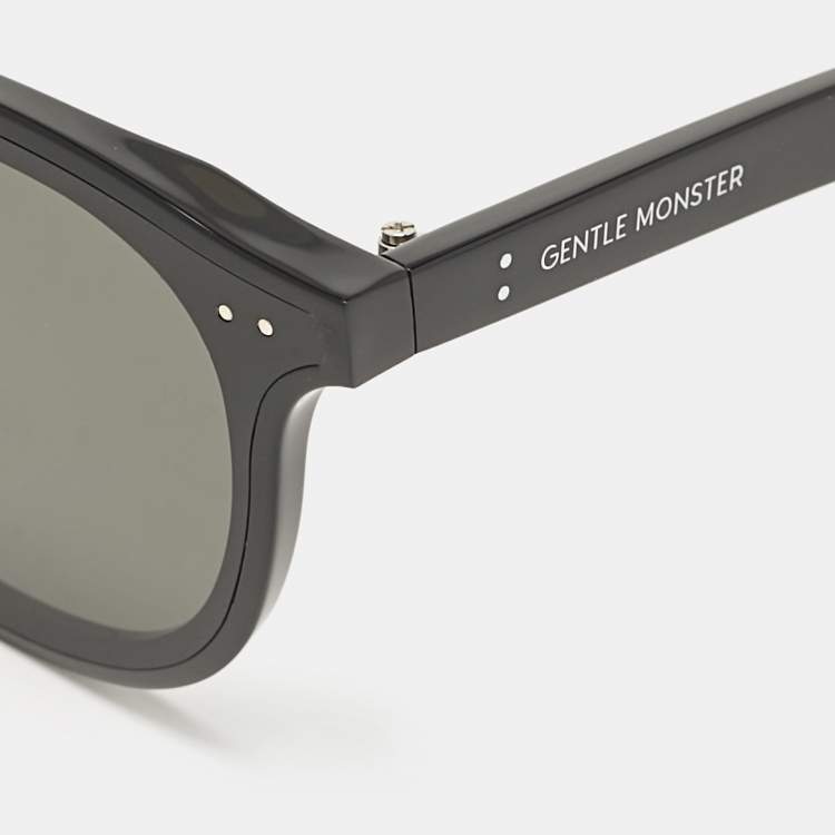 مملوكة مسبقًا Gentle Monster Black Flatba Lang Square Sunglasses