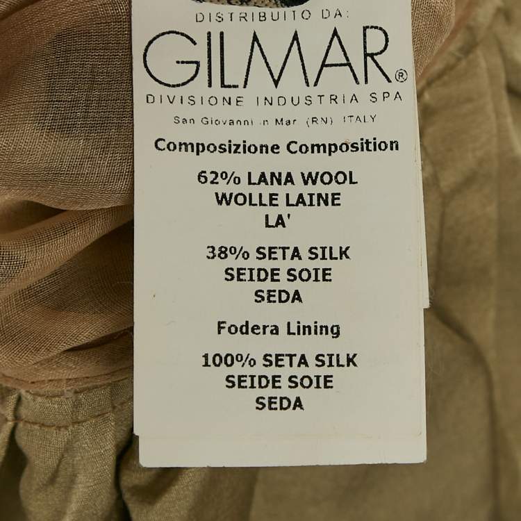 Pre Owned Giambattista Valli Beige Wool Blend Chain Detail Sleeveless Top XXS