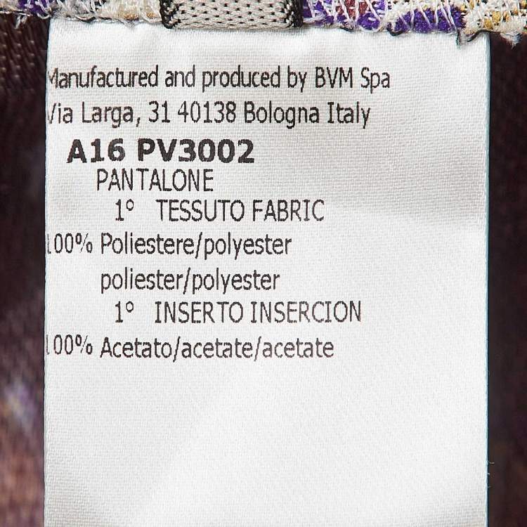 Pre Owned Giambattista Valli Off-White Floral Jacquard Flared Trousers XXS