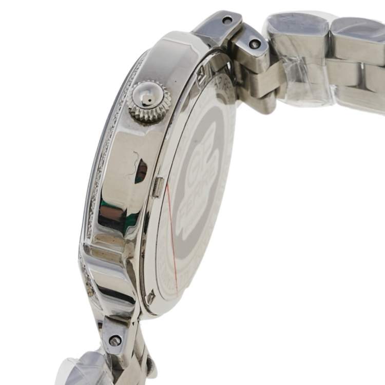 Pre Owned GF Ferre Silver Stainless Steel GFSS6800 Women's Wristwatch 32 mm