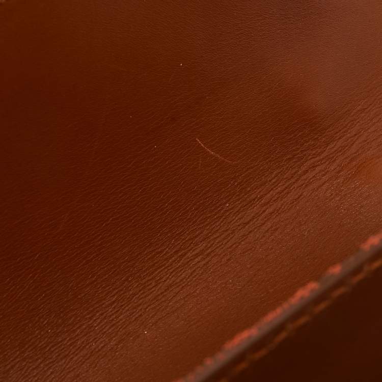 Pre Owned Gianfranco Ferre Brown Jacquard Fabric and Leather Flap Satchel