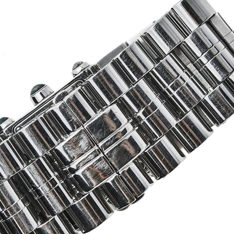 Pre Owned GF Ferre Brown Stainless Steel GF.9004L Quartz Women's Wristwatch 28 mm
