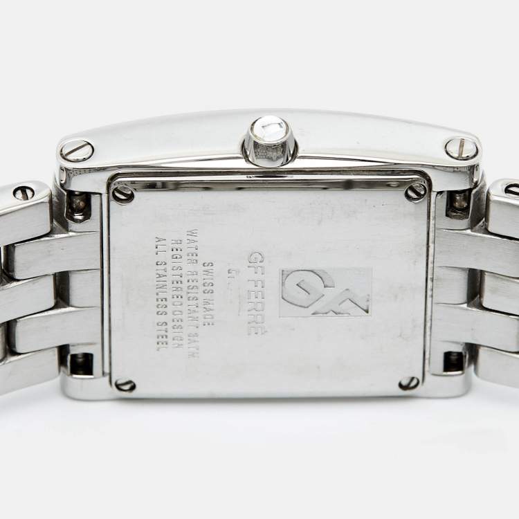 Pre Owned GF Ferre Silver Stainless Steel GF.9017L Women's Wristwatch 26 mm