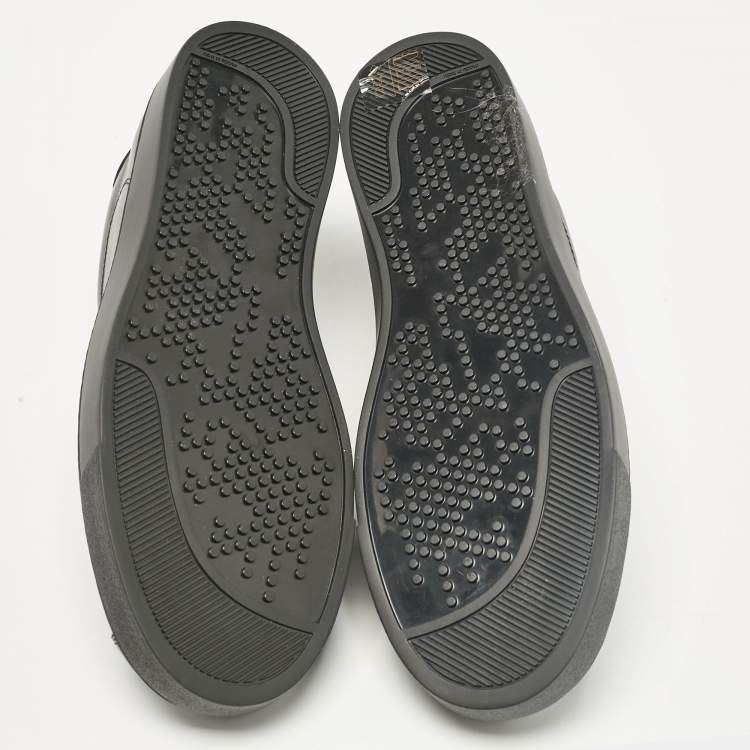 مملوكة مسبقًا Gianvito Rossi Black Leather Low Top Sneakers Size 38.5
