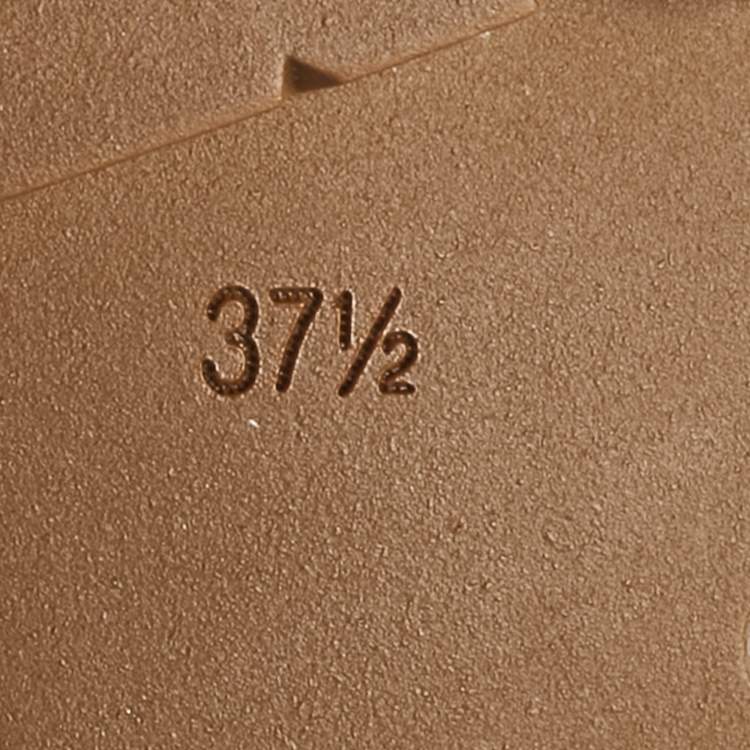 مملوكة مسبقًا Gianvito Rossi Brown Leather Martis Combat Boots Size 37.5