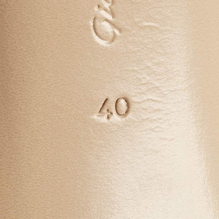 Pre Owned Gianvito Rossi Burgundy PVC Betty Platform Mules Size 40