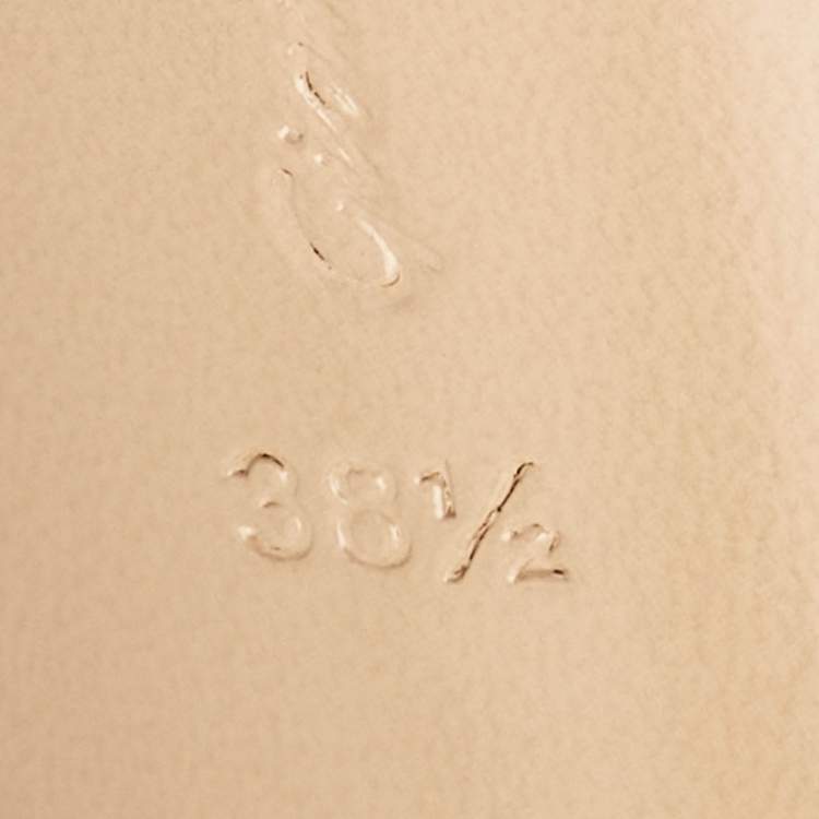 Pre Owned Gianvito Rossi Metallic Green Leather and PVC Plexi Pumps Size 38.5