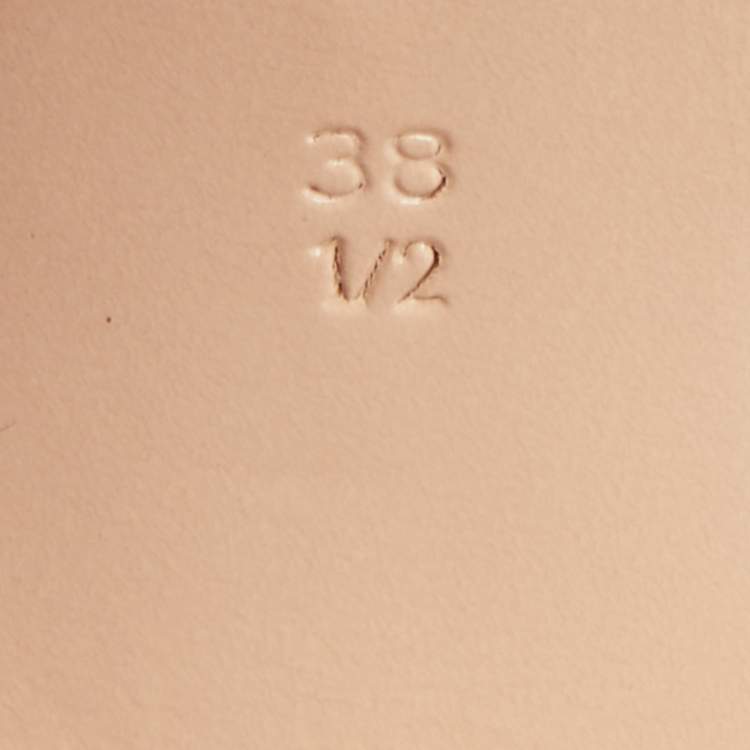 Pre Owned Gianvito Rossi Multicolor Lurex Fabric Portofino Ankle Cuff Sandals Size 38.5