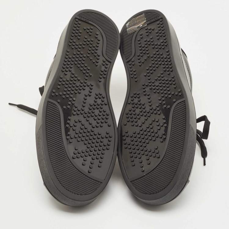 مملوكة مسبقًا Gianvito Rossi Black Leather Low Top Sneakers Size 39
