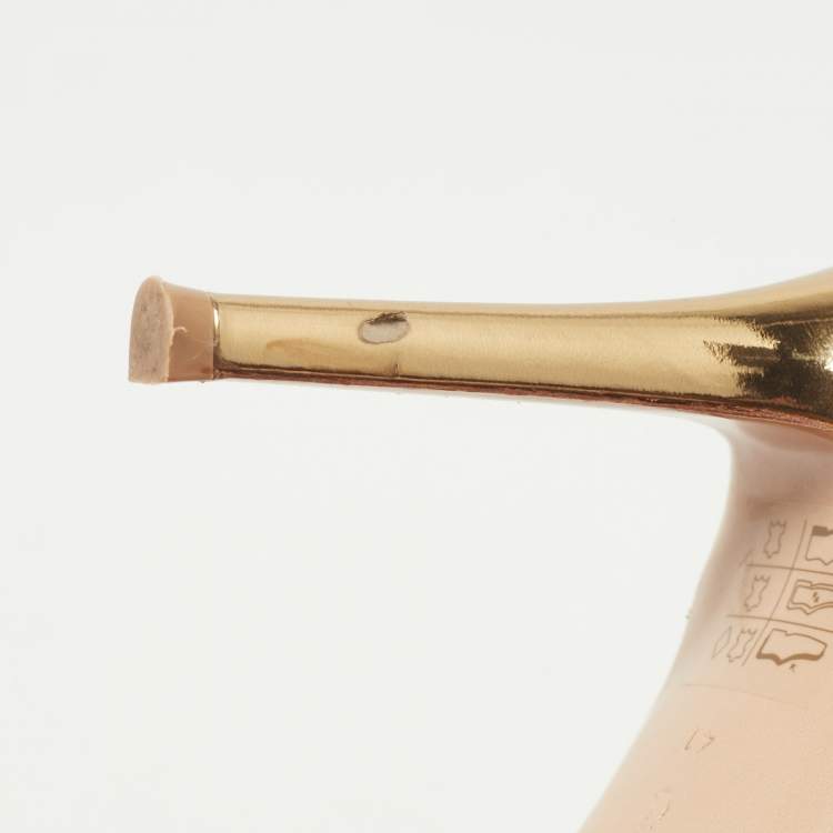 Pre Owned Gianvito Rossi Transparent PVC Elle Slide Sandals Size 41